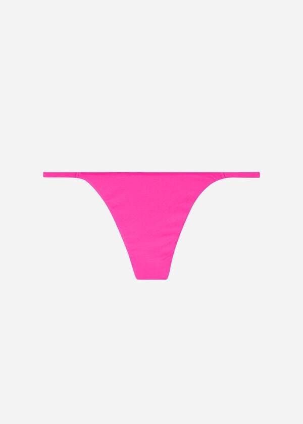 womens calzedonia thong indonesia eco bikini bottoms pink