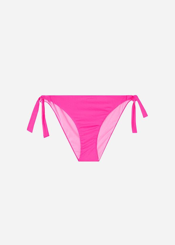 calzedonia tied indonesia eco womens bikini bottoms pink