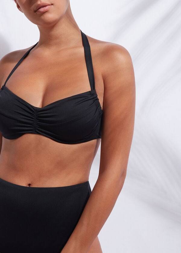 calzedonia balconette indonesia womens bikini tops black