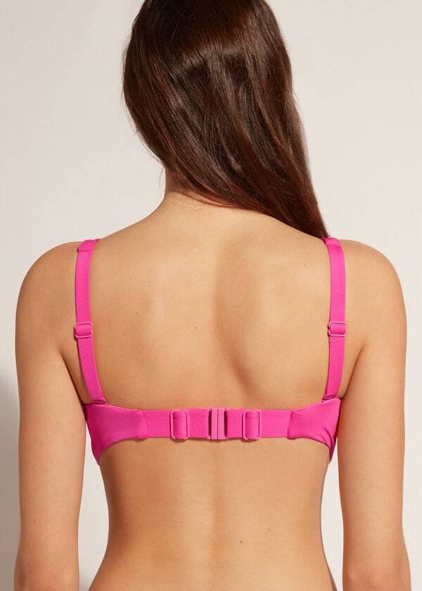 womens calzedonia balconette indonesia eco cobey bikini tops pink