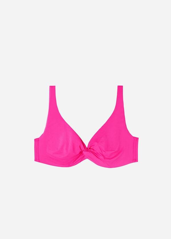 womens calzedonia balconette indonesia eco cobey bikini tops pink