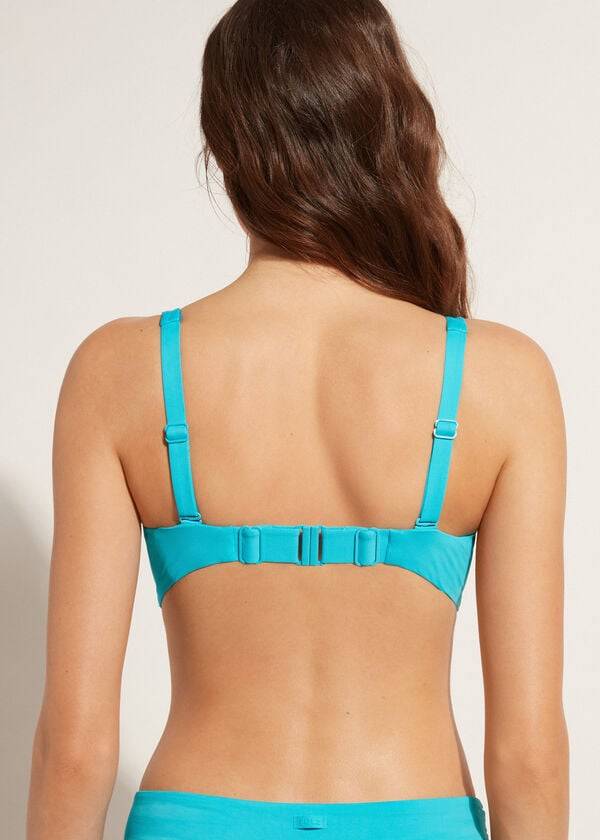 womens calzedonia balconette indonesia eco cobey bikini tops turquoise