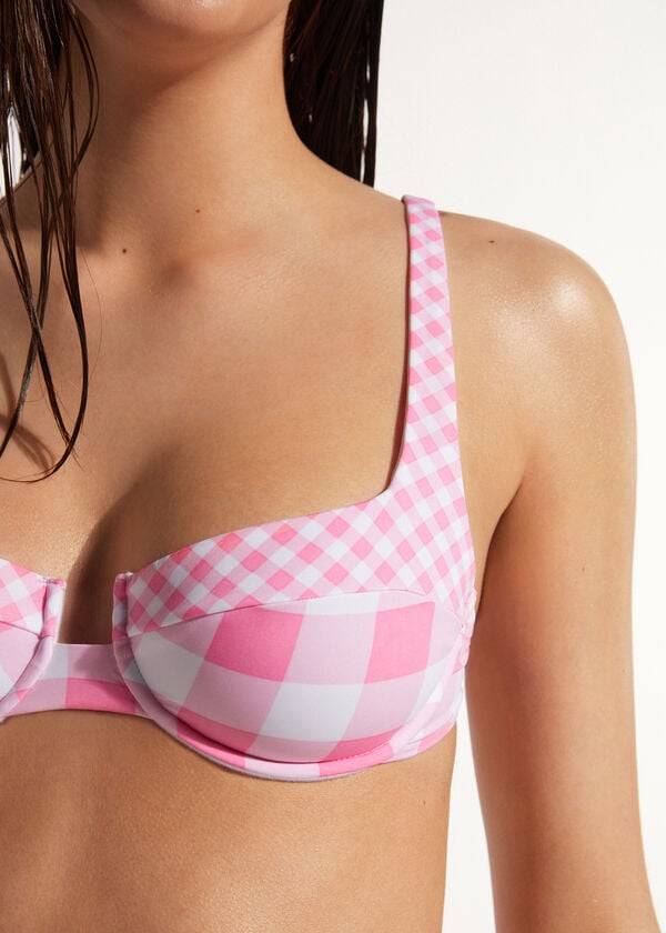 pink calzedonia balconette lione womens bikini tops