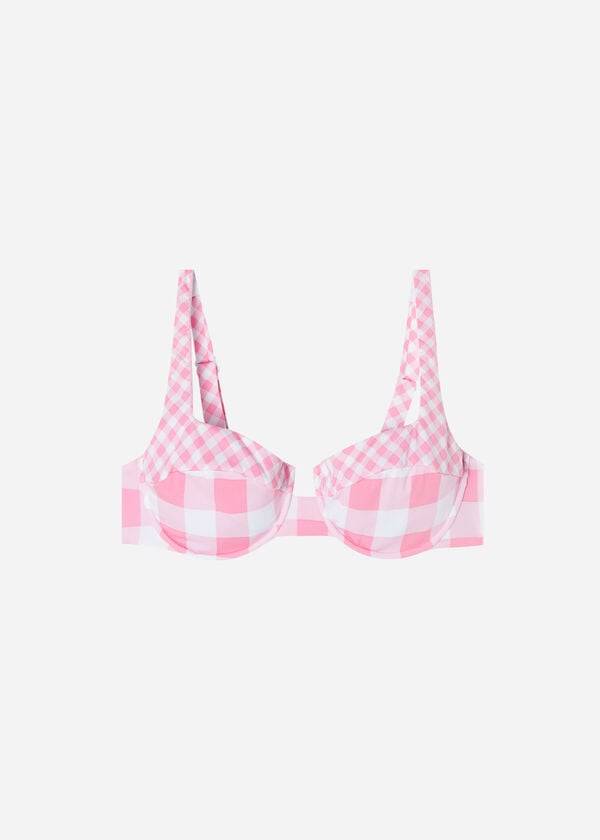 pink calzedonia balconette lione womens bikini tops