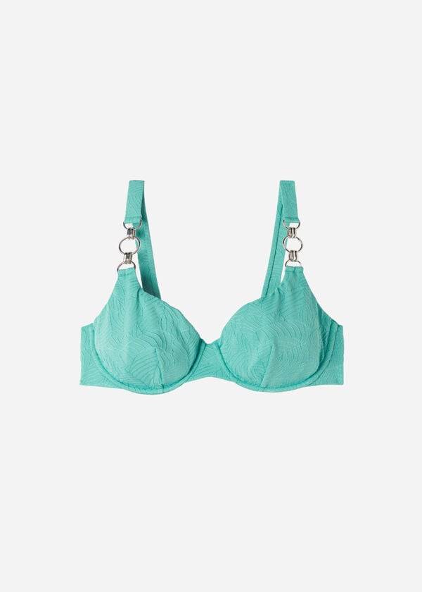 calzedonia balconette marsiglia womens bikini tops turquoise