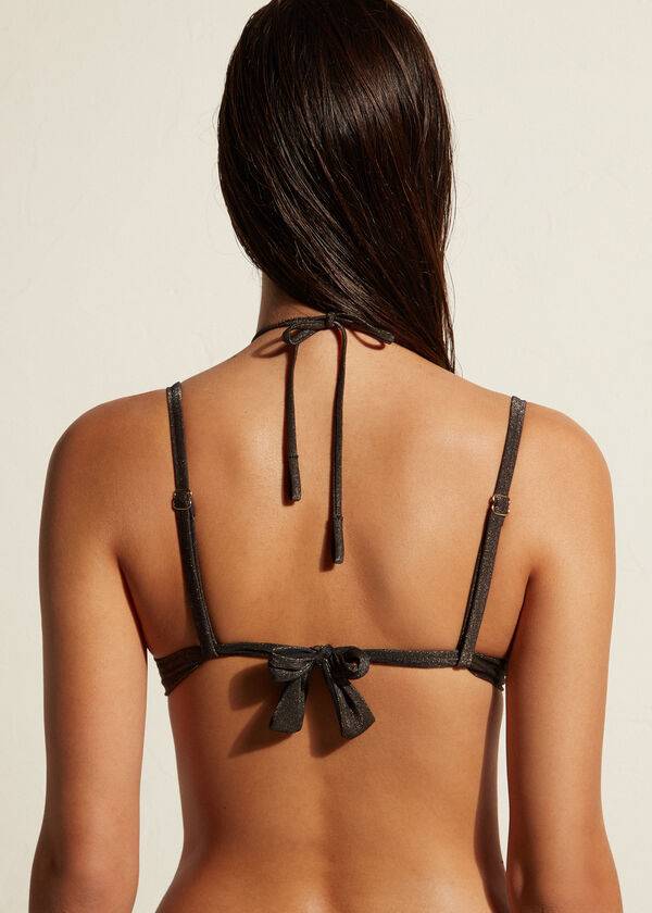 black calzedonia graduated padded push up hollywood womens bikini tops
