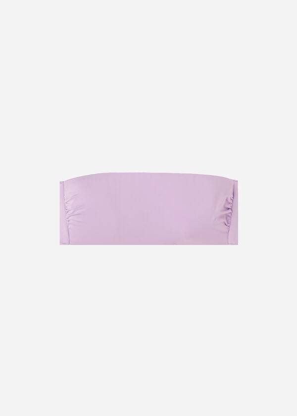 calzedonia padded bandeau indonesia eco strapless womens bikini tops purple