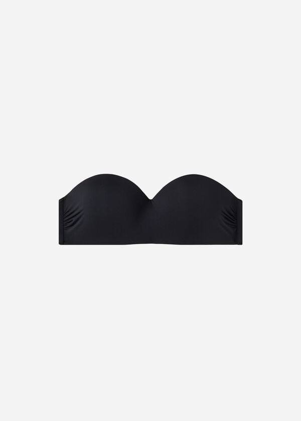 womens calzedonia padded indonesia eco bikini tops black