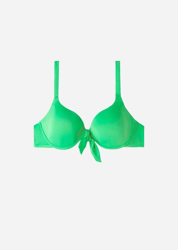 calzedonia padded push-up indonesia womens bikini tops green