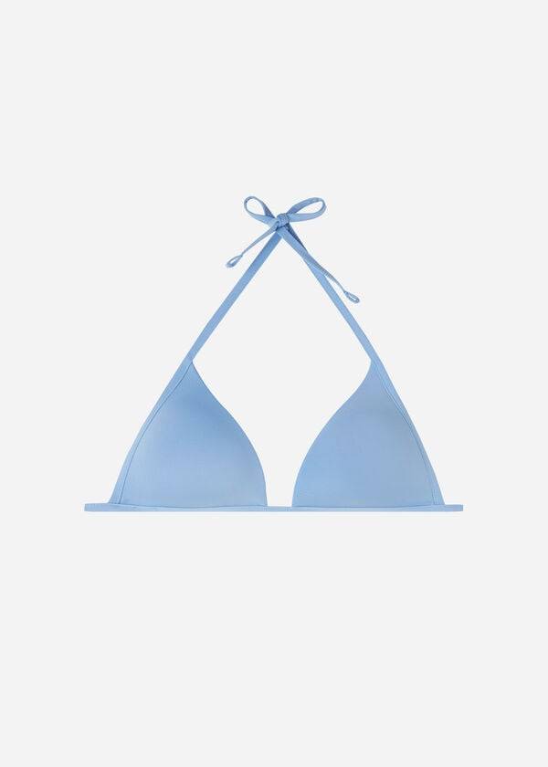 blue calzedonia padded triangle indonesia eco rise womens bikini tops