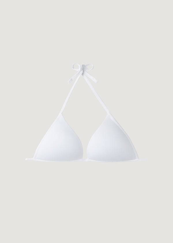 womens calzedonia padded triangle indonesia eco rosa bikini tops white