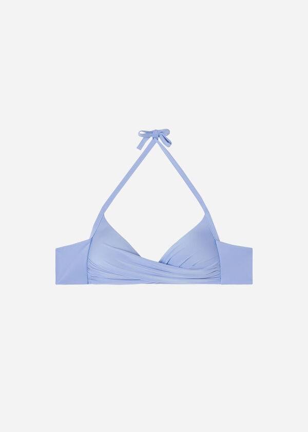 blue calzedonia padded triangle indonesia eco strass womens bikini tops