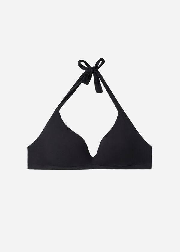 womens calzedonia soft padded triangle indonesia bikini tops black