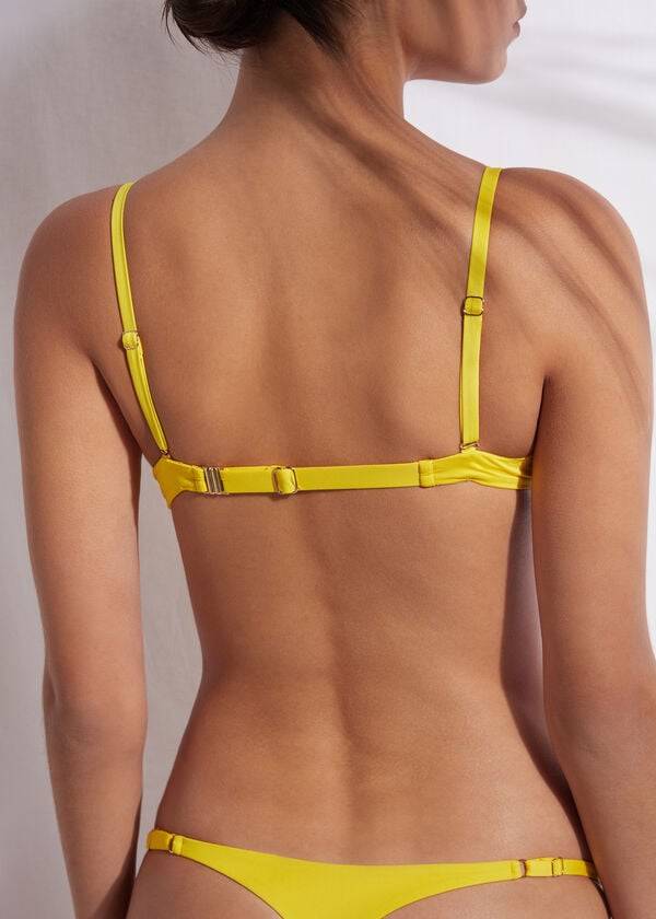 yellow calzedonia super padded push up indonesia eco rosa womens bikini tops