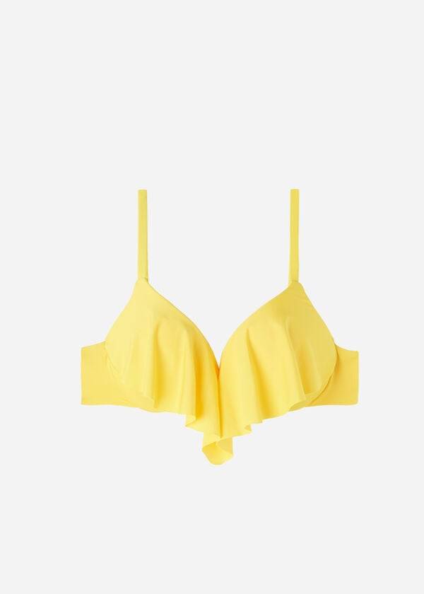yellow calzedonia super padded push up indonesia eco rosa womens bikini tops