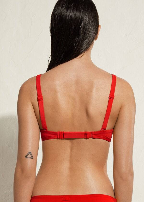 calzedonia tank style indonesia eco womens bikini tops red