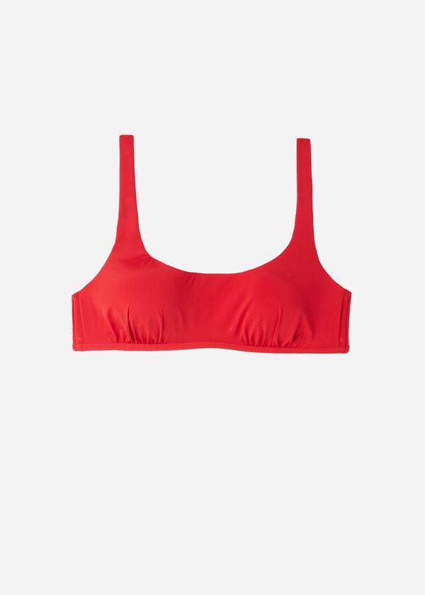 womens calzedonia tank-style indonesia bikini tops red