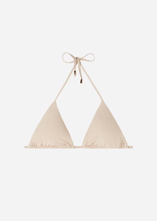beige womens calzedonia triangle string the hamptons bikini tops