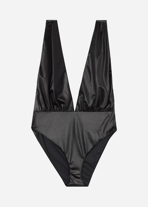 black womens calzedonia one-piece milano swimsuits